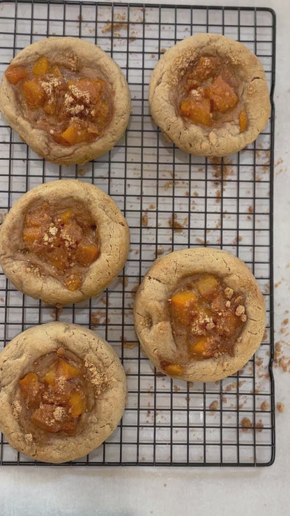 Peach Cobbler Pie Cookie